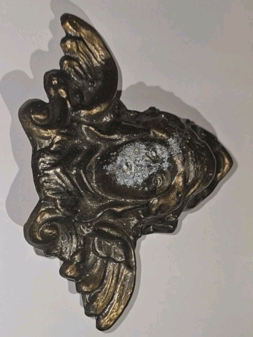 Solid Brass Angel Belt Buckle